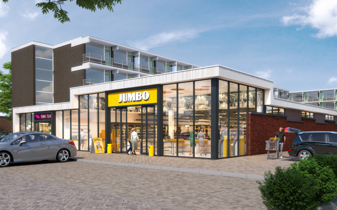 Jumbo tekent huurcontract met NEOO voor winkelplein Kort Ambacht Zwijndrecht